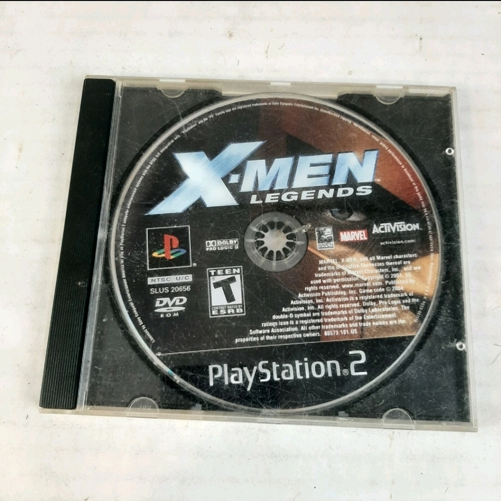 X-Men Legends (Sony PlayStation 2, 2004) Disc Only Generic Case